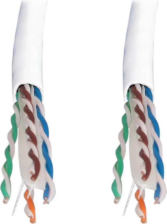 Alt view image 11 of 14 - Eaton Tripp Lite Series Cat6a 10G Solid Core UTP Ethernet Cable, White 1000 Ft