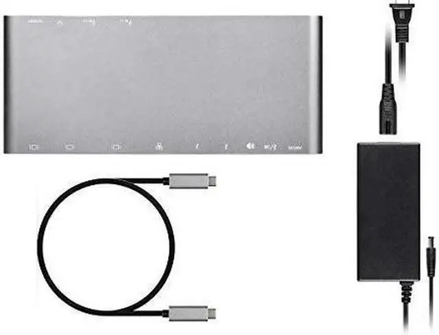 Alt view image 11 of 13 - Monoprice USB-C to USB 3.0 USB-C Port USB-C Power Delivery Port |100W, 10Gbps, 2-Port, with Folding USB Type-C Connector - Mobile Series
