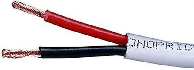 Alt view image 13 of 15 - Monoprice Access Series 16 Gauge AWG CL2 Rated 2 Conductor Speaker Wire / Cable - 500ft Fire Safety In Wall Rated, Jacketed In White PVC Material 99.9% Oxygen-Free Pure Bare Copper