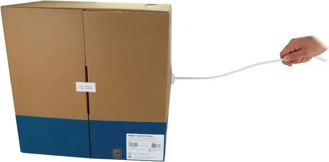 Alt view image 12 of 14 - Eaton Tripp Lite Series Cat6a 10G Solid Core UTP Ethernet Cable, White 1000 Ft