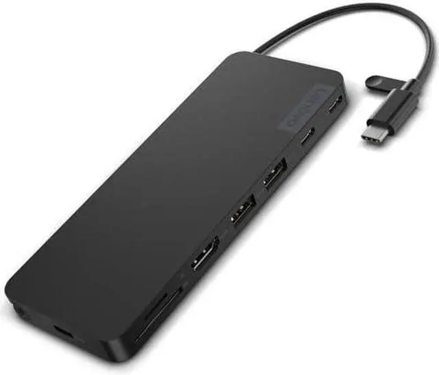 Alt view image 7 of 20 - Lenovo USB-C Slim Travel Dock
