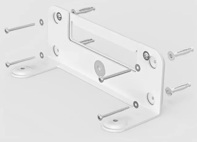 Alt view image 13 of 14 - Logitech Wall Mount for Video Conferencing System Silver 952000044
