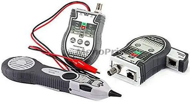 Alt view image 10 of 14 - Monoprice LAN and Coaxial Installation Kit w/Tester and Tone Generator