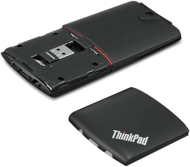 Alt view image 13 of 16 - Lenovo ThinkPad X1 Presenter Mouse - Mouse - right and left-handed - laser - 3 buttons - wireless - 2.4 GHz, Bluetooth 5