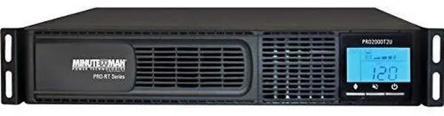 Alt view image 4 of 4 - Minuteman PRO-RT PRO2000RT2U 2000VA Tower/Rack/Wall Mountable UPS - 2U Tower/Rack/Wall Mountable - 4 Minute Stand-by - 120 V AC Input - 120 V AC Output-6 x NEMA 5-15/20R,1 x NEMA L5-20R Receptacle(s)