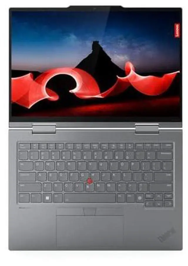 Alt view image 3 of 15 - Lenovo ThinkPad X1 Gen 9 14" Touchscreen Convertible 2 in 1 Notebook - Intel Core Ultra 7 155U - Intel Evo Platform - 16 GB - 512 GB SSD - Gray - Windows 11 Pro - Webcam  21KE005UUS