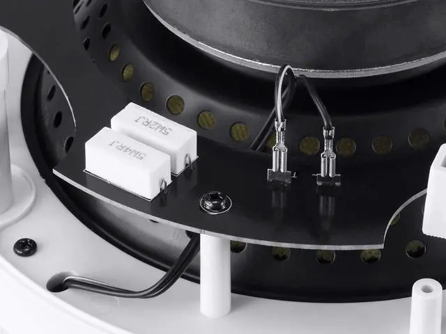 Alt view image 10 of 13 - Monoprice 2 Way In-Ceiling Speakers - 8 Inch (Pair) With Aramid Fiber And Titanium Silk Drivers - Caliber Slim Series