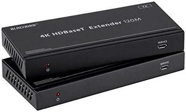 Alt view image 9 of 13 - Monoprice Blackbird 4K HDBaseT Extender Kit, 120m, HDR, 18Gbps, 4K@60Hz, YCbCr 4:4:4, HDCP 2.2, PoC, RS-232, Loop Out and Bidirectional IR