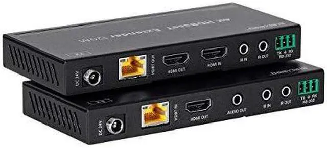 Alt view image 10 of 13 - Monoprice Blackbird 4K HDBaseT Extender Kit, 120m, HDR, 18Gbps, 4K@60Hz, YCbCr 4:4:4, HDCP 2.2, PoC, RS-232, Loop Out and Bidirectional IR