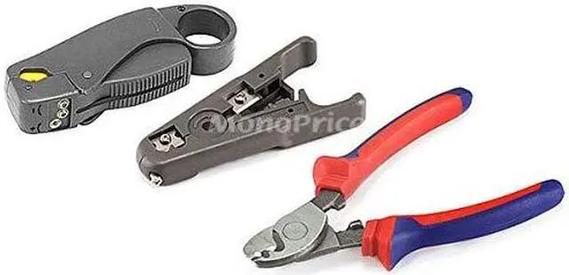 Alt view image 14 of 14 - Monoprice LAN and Coaxial Installation Kit w/Tester and Tone Generator