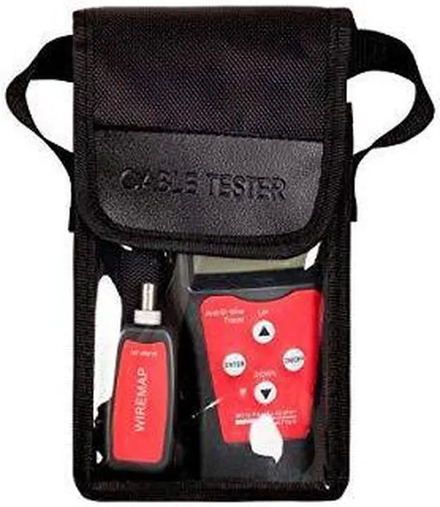 Alt view image 12 of 12 - Monoprice Professional Coaxial, RJ-45, RJ-11/12, BNC, and USB Multifunction Tester with LCD Display