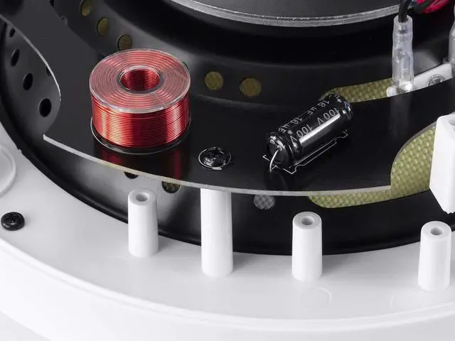 Alt view image 11 of 13 - Monoprice 2 Way In-Ceiling Speakers - 8 Inch (Pair) With Aramid Fiber And Titanium Silk Drivers - Caliber Slim Series