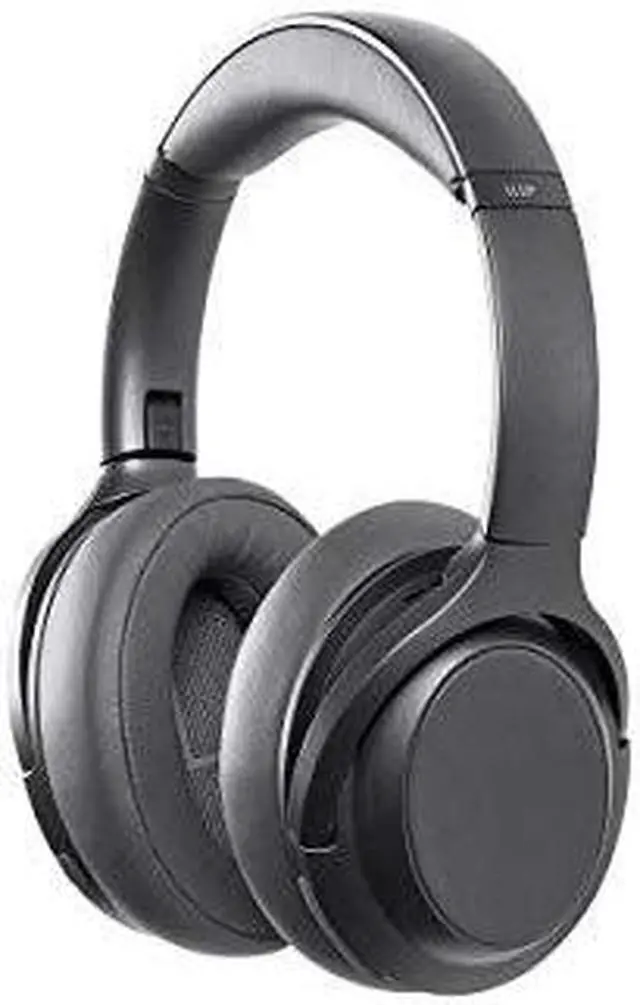 Alt view image 10 of 15 - Monoprice BT-600ANC Bluetooth Over Ear Headphones with Active Noise Cancelling (ANC), Qualcomm aptX HD Audio, AAC, Touch Controls, 40hr Playtime