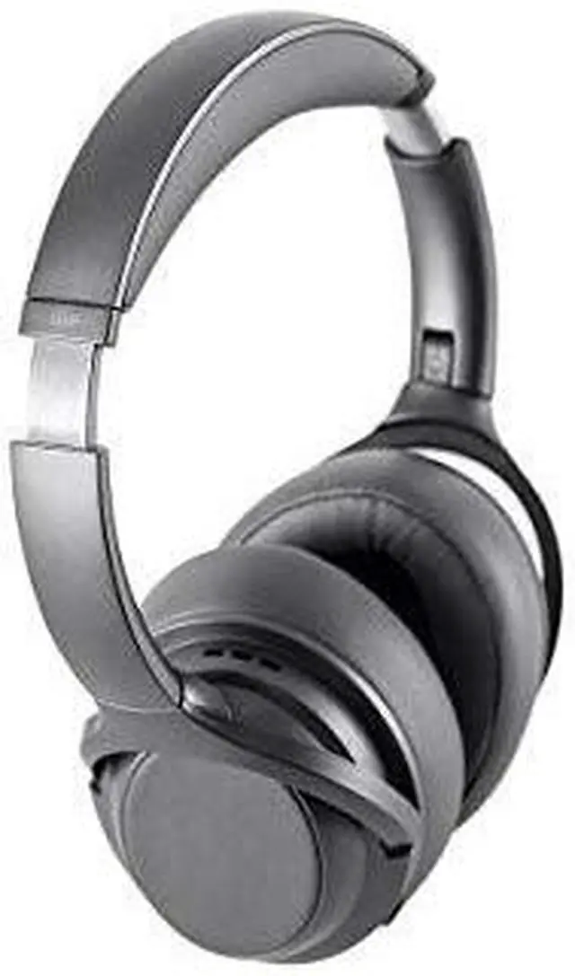 Alt view image 15 of 15 - Monoprice BT-600ANC Bluetooth Over Ear Headphones with Active Noise Cancelling (ANC), Qualcomm aptX HD Audio, AAC, Touch Controls, 40hr Playtime