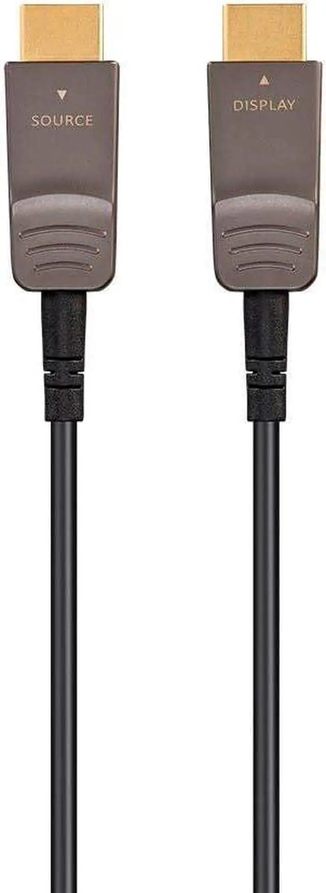 Alt view image 8 of 13 - Monoprice Ultra High Speed HDMI Cable - 100 Feet - Black, 8K@120Hz, Dynamic HDR, 48Gbps, Fiber Optic, eARC, AOC, YCbCr 4:4:4 - SlimRun AV Series
