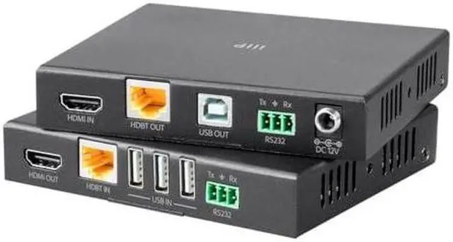 Alt view image 3 of 14 - Monoprice Blackbird 4K HDBaseT Extender 4K at 100m USB HDCP 2.2 PoC EDID (121669)