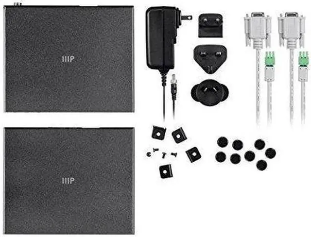 Alt view image 6 of 14 - Monoprice Blackbird 4K HDBaseT Extender 4K at 100m USB HDCP 2.2 PoC EDID (121669)