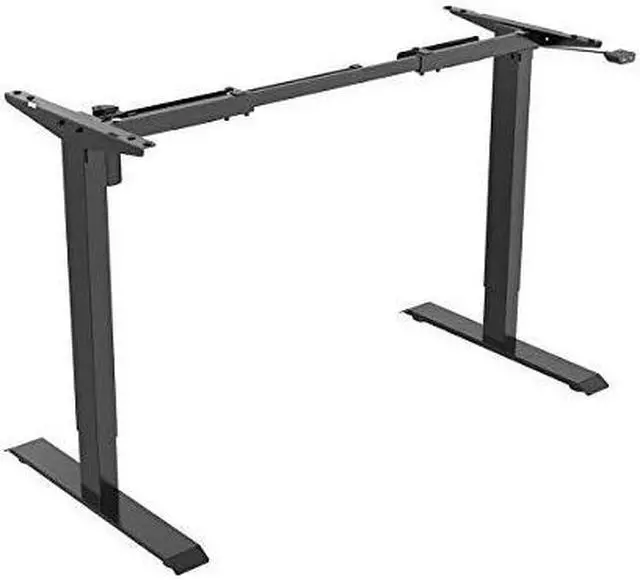 Alt view image 12 of 15 - Monoprice Single Motor Sit-Stand Desk - Black | Back to Basics Electric, 32.4 x 18.9 x 27.9 Inches, Lifts & Lowers Up To 154lbs - Workstream Collection