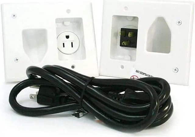 Alt view image 3 of 4 - Monoprice Inc. Recessed Pro Power Kit W/Straight Blade