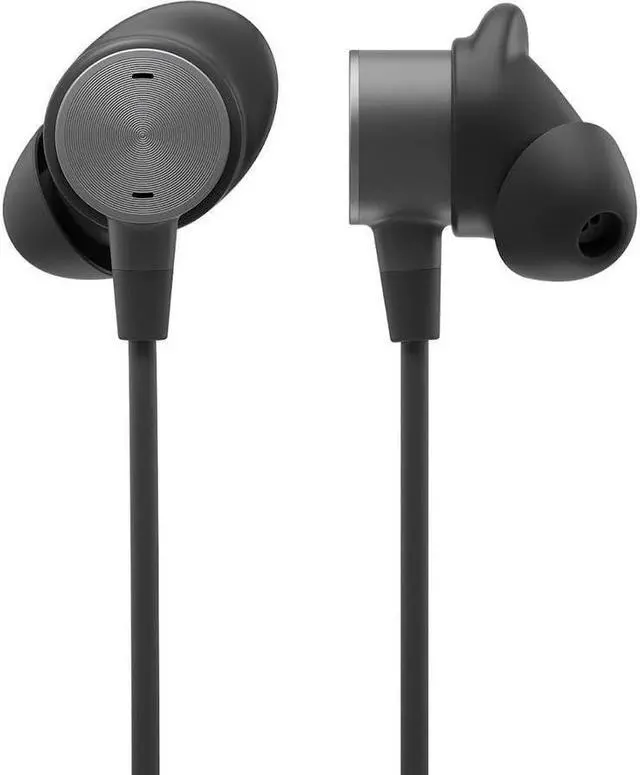 Alt view image 14 of 14 - Logitech Zone Wired Earbuds - Stereo - Mini-phone (3.5mm), USB Type A, USB Type C - Wired - 16 Ohm - 20 Hz - 16 kHz - Earbud - Binaural - In-ear - 4.80 ft Cable - Noise Cancelling, Omni-directional, M