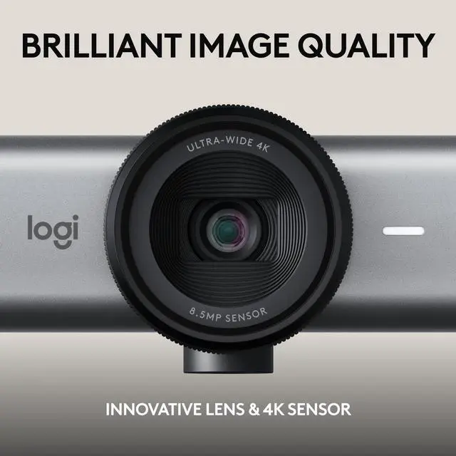 Alt view image 11 of 15 - Logitech BRIO 705 Webcam - 8.5 Megapixel - USB Type C - 4K - 4096 x 2160 Video - STARVIS Sensor - Auto-focus - 90° Angle - Clip - 4x Digital Zoom - Microphone - Windows 10, macOS 10.15