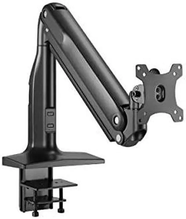 Main image of Monoprice Heavy-Duty Single-Monitor Full-Motion Adjustable Gas-Spring Desk Mount for 32-49 Inch Monitors - Workstream Collection