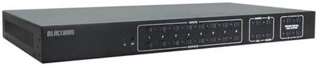 Alt view image 19 of 20 - Monoprice Blackbird 4K 8x8 HDMI Matrix Switch with HDMI 2.0, Supports HDR, 18Gbps, 4K@60Hz YCbCr 4:4:4, 8 S/PDIF Outputs, HDCP 2.2