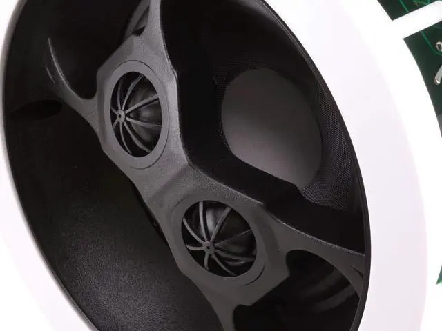 Alt view image 12 of 15 - Monoprice 100W 6.5" 3 Way Glass Composite Stereo In-Ceiling Speaker White 104619