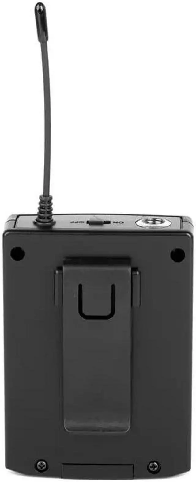 Alt view image 12 of 12 - Monoprice 200-Channel UHF Dual Lavalier Wireless Microphones System, For Church Services, Business Meetings, or Karaoke Singing - Stage Right Series