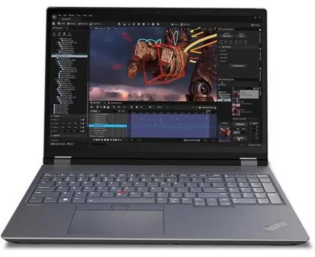 Main image of Lenovo ThinkPad P16 Gen 2 16.0" Touch Screen Intel Core i7-13700HX NVIDIA RTX 4000 Ada Generation 32GB Memory 1TB SSD Windows 11 Pro 21FA002XUS