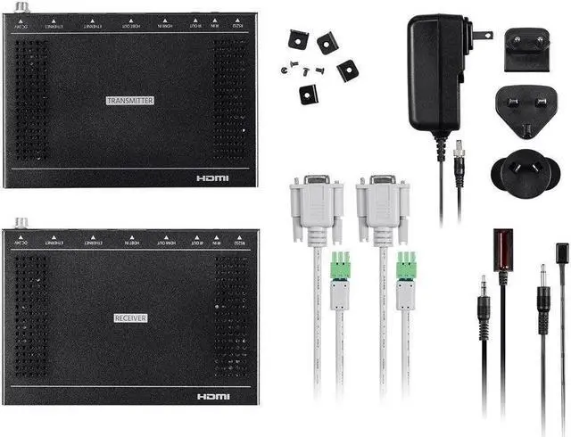 Alt view image 16 of 20 - Monoprice Blackbird 4K Pro HDBaseT Extender Kit - 100m With PoH, RS232, HDCP 2.2