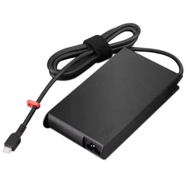 Alt view image 6 of 15 - Lenovo ThinkPad 135W AC Adapter (USB-C) - Black