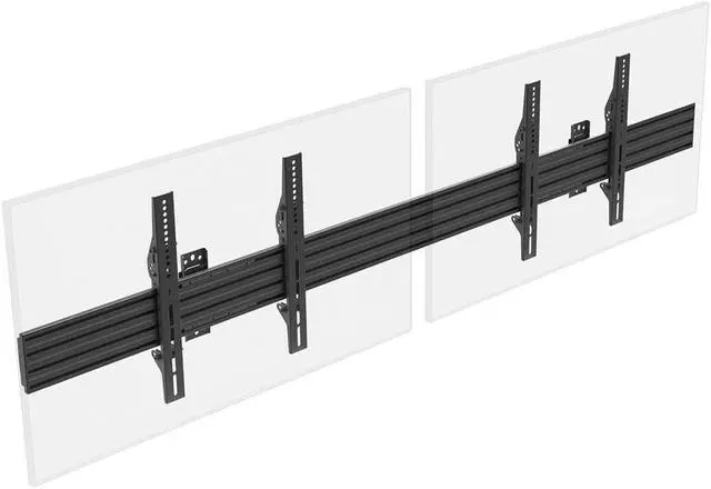 Alt view image 8 of 13 - Monoprice 2x1 Menu Board Wall Mount For Screens between 32in to 65in, Max Weight 66 lbs, VESA Patterns up to 600x400 - Commercial Series