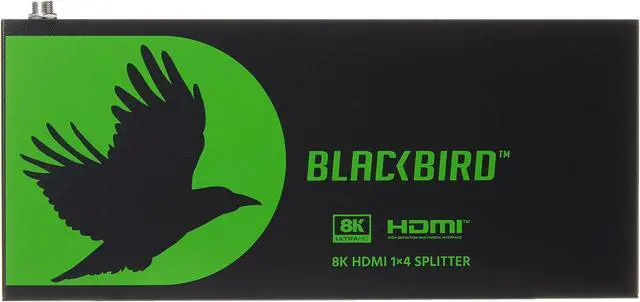 Alt view image 8 of 10 - Monoprice Blackbird 8K60 1x4 HDMI Splitter With Audio Extraction, HDMI 2.1, HDCP 2.3, for Xbox, HDTV, Computer, Projector, PS4, Fire Stick