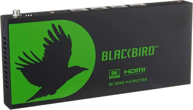 Alt view image 7 of 10 - Monoprice Blackbird 8K60 1x4 HDMI Splitter With Audio Extraction, HDMI 2.1, HDCP 2.3, for Xbox, HDTV, Computer, Projector, PS4, Fire Stick