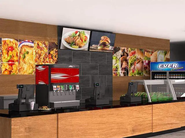 Alt view image 13 of 13 - Monoprice 2x1 Menu Board Wall Mount For Screens between 32in to 65in, Max Weight 66 lbs, VESA Patterns up to 600x400 - Commercial Series