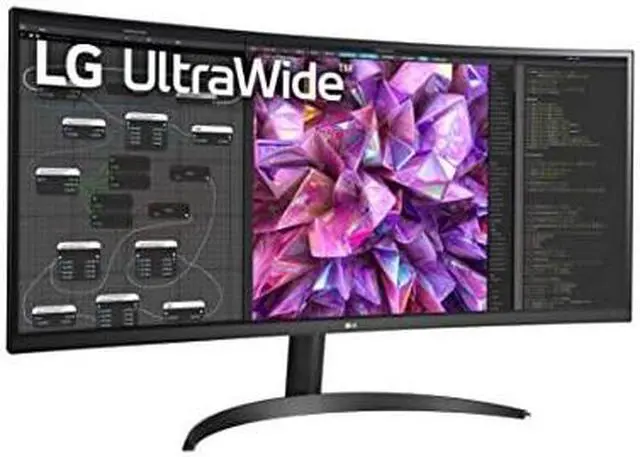 Alt view image 8 of 12 - LG 34BQ60QC-B 34" UW-QHD Curved Screen LCD Monitor - 21:9 - 34" Class - In-plane Switching (IPS) Technology - 3440 x 1440 - HDMI - DisplayPort