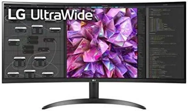 Alt view image 6 of 12 - LG 34BQ60QC-B 34" UW-QHD Curved Screen LCD Monitor - 21:9 - 34" Class - In-plane Switching (IPS) Technology - 3440 x 1440 - HDMI - DisplayPort