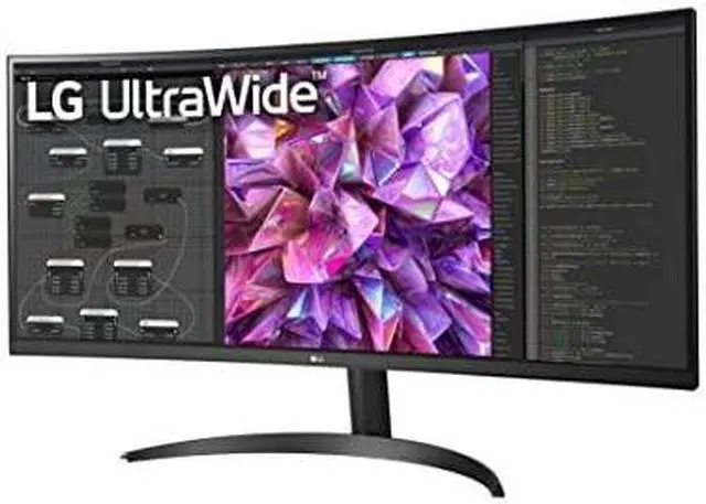 Alt view image 7 of 12 - LG 34BQ60QC-B 34" UW-QHD Curved Screen LCD Monitor - 21:9 - 34" Class - In-plane Switching (IPS) Technology - 3440 x 1440 - HDMI - DisplayPort