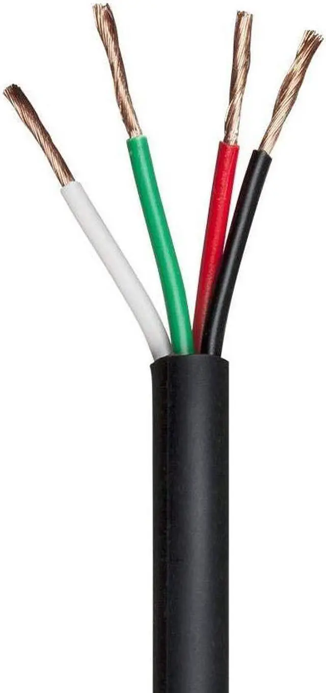 Alt view image 4 of 4 - Monoprice Nimbus Series 18 Gauge AWG 4 Conductor CMP-Rated Speaker Wire / Cable - 500ft UL Plenum Rated, 100% Pure Bare Copper With Color Coded Conductors