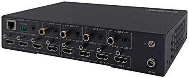 Alt view image 18 of 20 - Monoprice Blackbird 4K 4x4 HDMI Matrix HDR 18Gbps 4K@60Hz YCbCr 4:4:4 HDCP 2.2