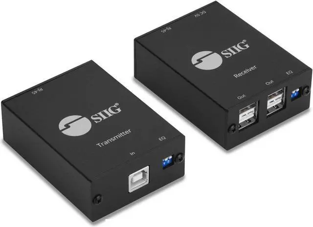Alt view image 10 of 16 - SIIG 4-Port USB 2.0 Extender JU-EX0311-S1 Brown Box