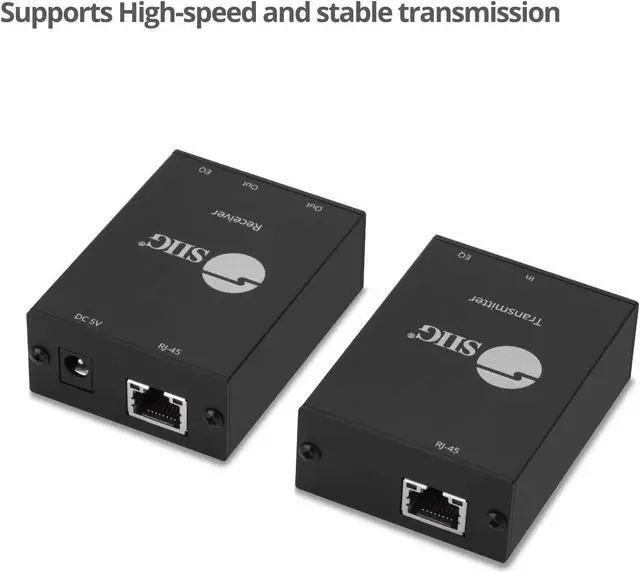 Alt view image 11 of 16 - SIIG 4-Port USB 2.0 Extender JU-EX0311-S1 Brown Box
