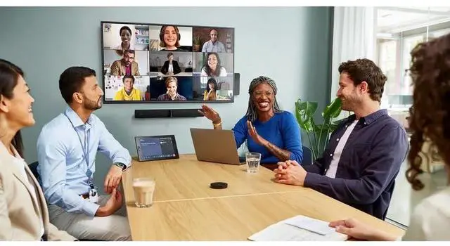 Alt view image 5 of 7 - Jabra Panacast 50 Room System - For Small/Medium Video Conferencing, Meeting Room, Office - 3840 x 2160 Video (Live) - 4K - Network (RJ-45) - HDMI In - 2 x HDMI Out - USB - Wireless LAN 8601332