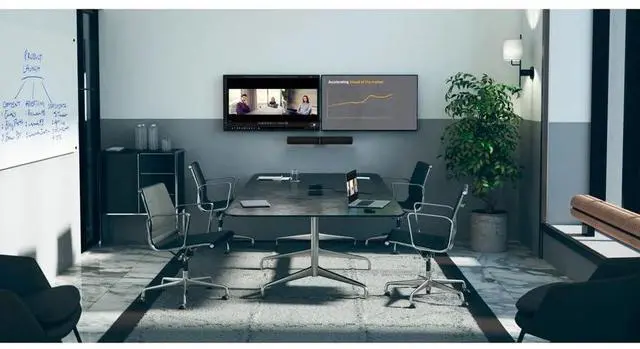 Alt view image 4 of 7 - Jabra Panacast 50 Room System - For Small/Medium Video Conferencing, Meeting Room, Office - 3840 x 2160 Video (Live) - 4K - Network (RJ-45) - HDMI In - 2 x HDMI Out - USB - Wireless LAN 8601332