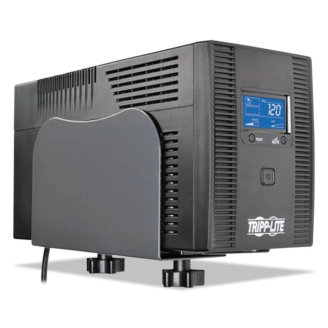 Alt view image 2 of 3 - New - Tripp Lite Adjustable Computer Mount, for CPU Displays 4-6.25 inches, Open Frame Design, Steel Construction, Wall Mountable, 5-Year Warranty (DCPU1) Gray