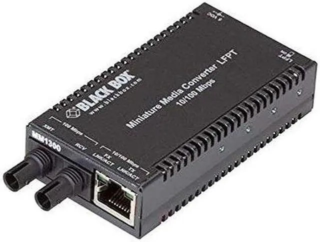 Alt view image 4 of 5 - FAST ETHERNET (100-MBPS) MEDIA CONVERTER - 10/100-MBPS COPPER TO 100-MBPS MULTIM
