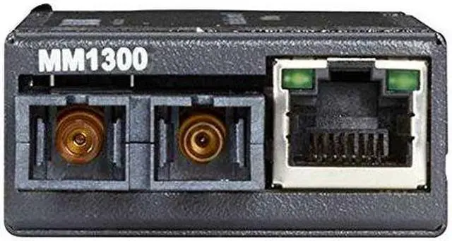 Alt view image 5 of 5 - FAST ETHERNET (100-MBPS) MEDIA CONVERTER - 10/100-MBPS COPPER TO 100-MBPS MULTIM