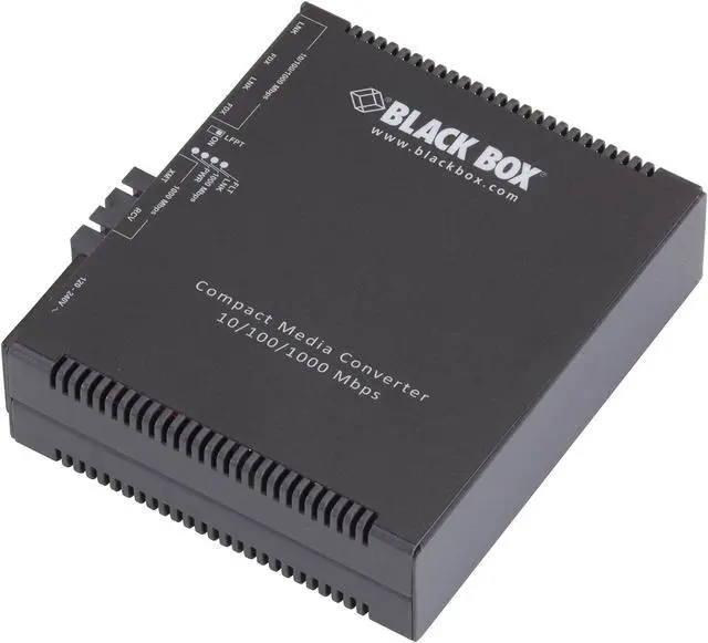 Alt view image 2 of 6 - Black Box Gb ETH MED Conv 2-10/100/1000 COP 100/1000 SM FBR 1310nm 10km SC