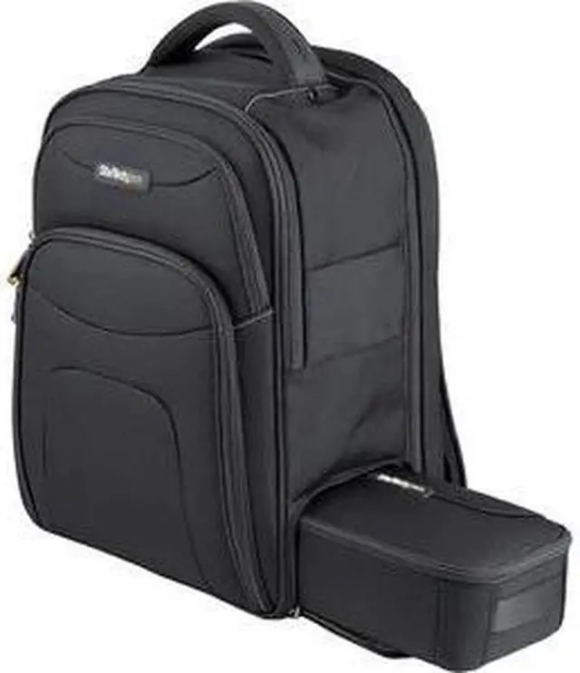 Alt view image 6 of 6 - Startech 15.6" Laptop Backpack w/ Removable Accessory Case, Professional IT Tech Backpack for Work/Travel/Commute, Nylon Computer Bag